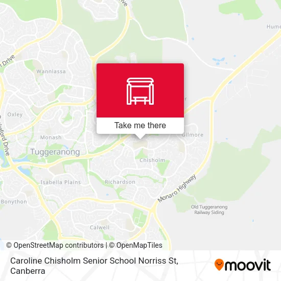 Caroline Chisholm Senior School Norriss St map