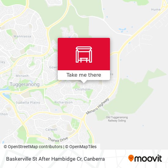 Baskerville St After Hambidge Cr map