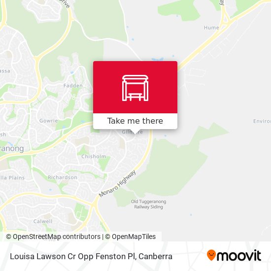 Louisa Lawson Cr Opp Fenston Pl map