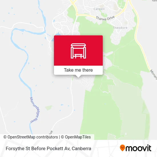 Forsythe St Before Pockett Av map