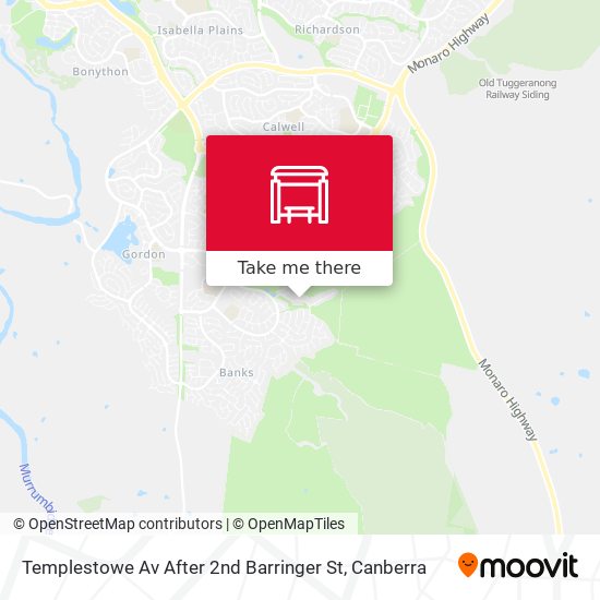 Mapa Templestowe Av After 2nd Barringer St