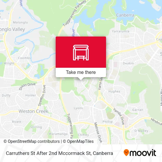 Carruthers St After 2nd Mccormack St map