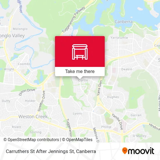 Mapa Carruthers St After Jennings St
