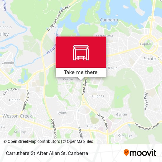 Carruthers St After Allan St map