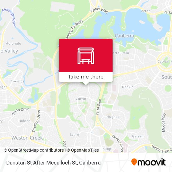 Dunstan St After Mcculloch St map