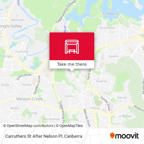 Carruthers St After Nelson Pl map