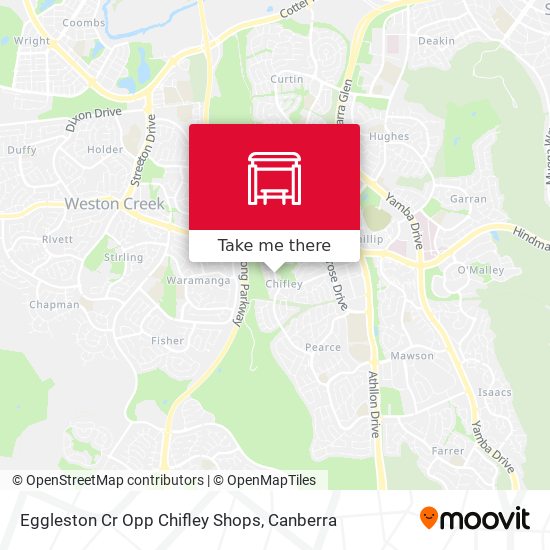 Mapa Eggleston Cr Opp Chifley Shops