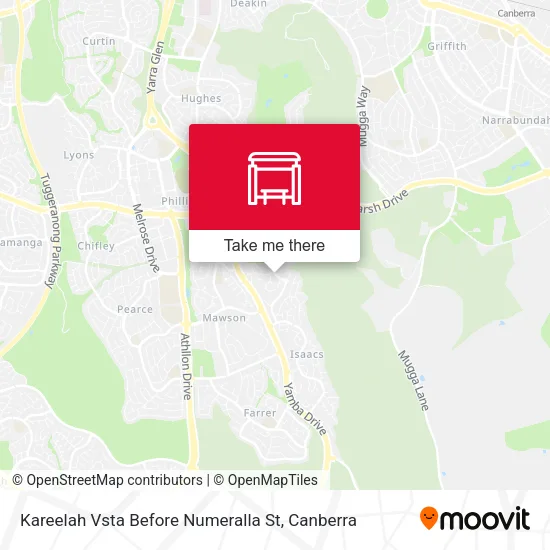Kareelah Vsta Before Numeralla St map
