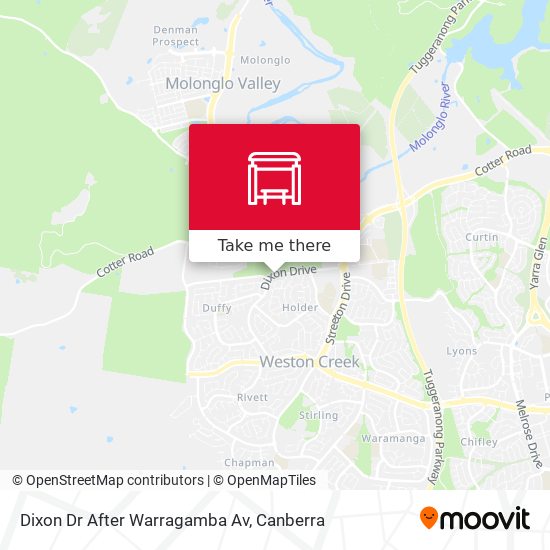 Dixon Dr After Warragamba Av map
