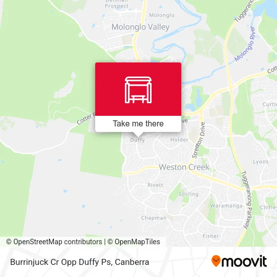 Burrinjuck Cr Opp Duffy Ps map