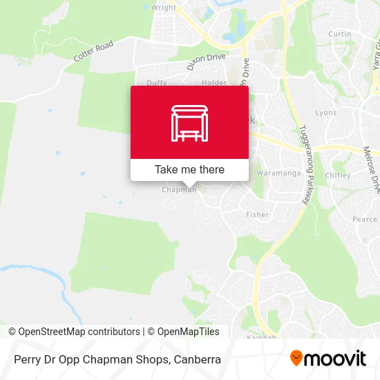 Mapa Perry Dr Opp Chapman Shops