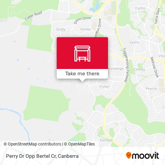 Perry Dr Opp Bertel Cr map