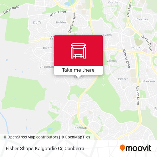 Fisher Shops Kalgoorlie Cr map