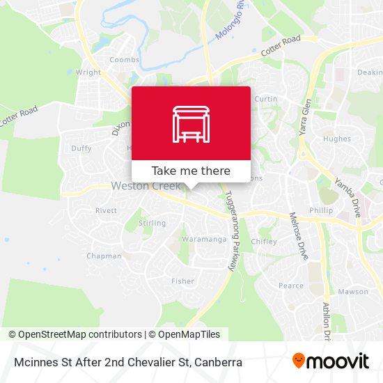 Mcinnes St After 2nd Chevalier St map