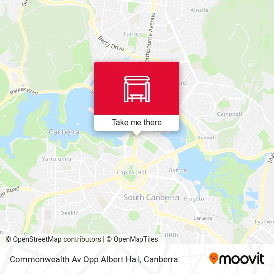 Mapa Commonwealth Av Opp Albert Hall