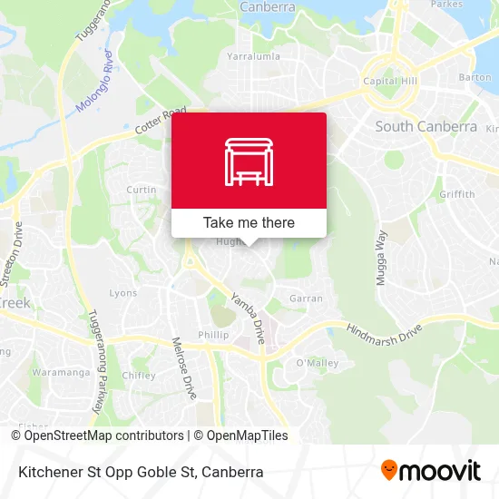 Mapa Kitchener St Opp Goble St