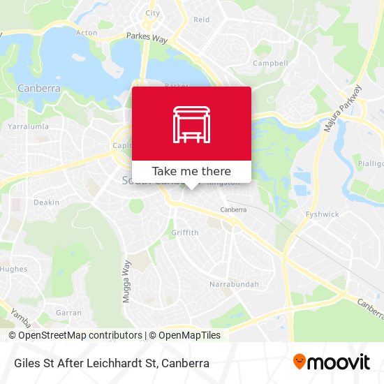 Giles St After Leichhardt St map