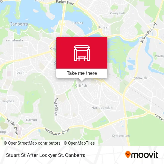 Mapa Stuart St After Lockyer St