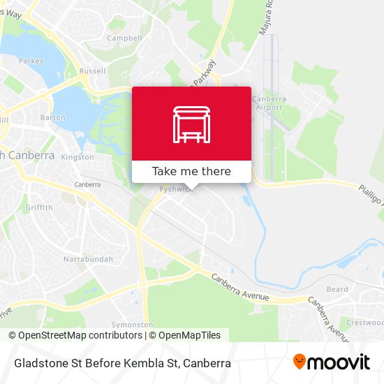 Gladstone St Before Kembla St map