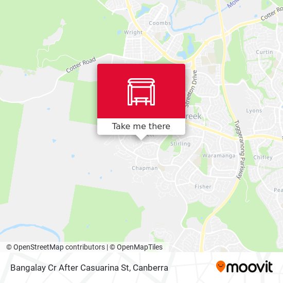 Bangalay Cr After Casuarina St map