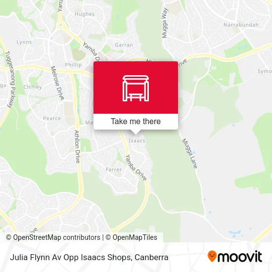 Julia Flynn Av Opp Isaacs Shops map