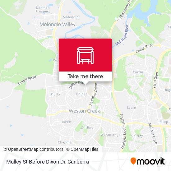 Mulley St Before Dixon Dr map