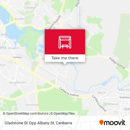 Gladstone St Opp Albany St map