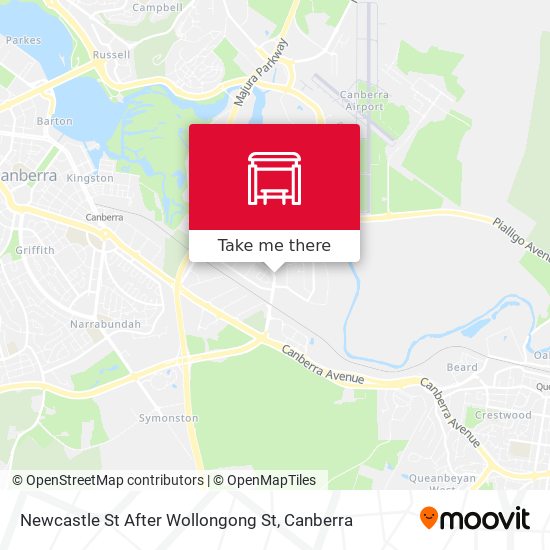 Newcastle St After Wollongong St map
