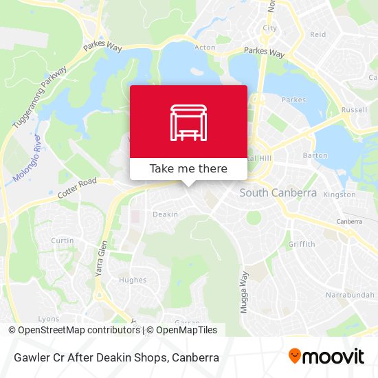 Gawler Cr After Deakin Shops map