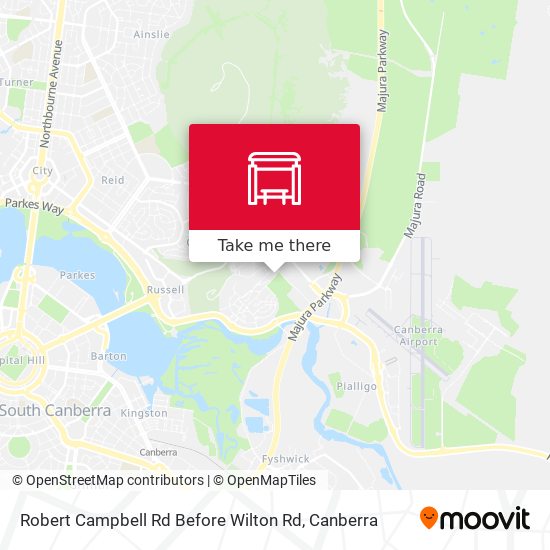 Robert Campbell Rd Before Wilton Rd map