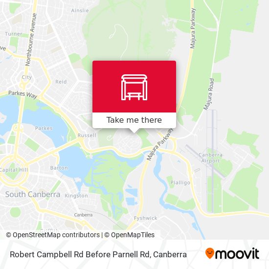 Robert Campbell Rd Before Parnell Rd map