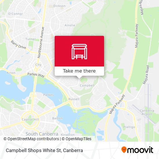 Mapa Campbell Shops White St