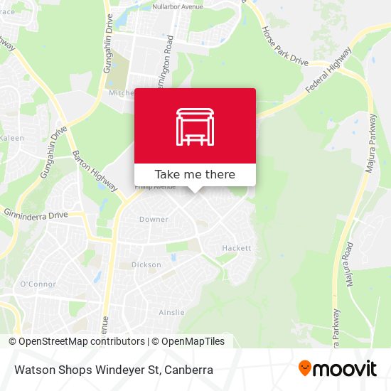 Watson Shops Windeyer St map