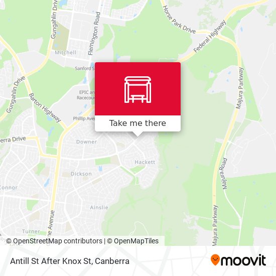 Antill St After Knox St map
