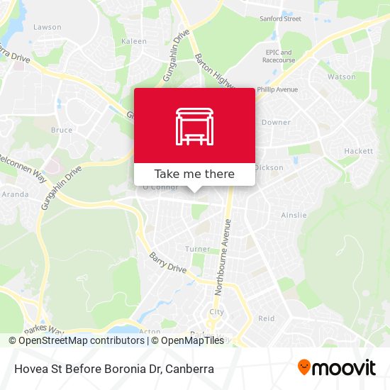 Hovea St Before Boronia Dr map