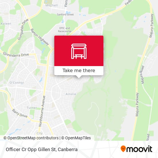Officer Cr Opp Gillen St map