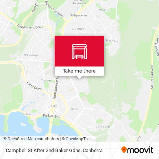 Campbell St After 2nd Baker Gdns map