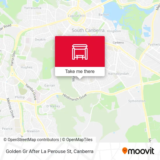 Golden Gr After La Perouse St map