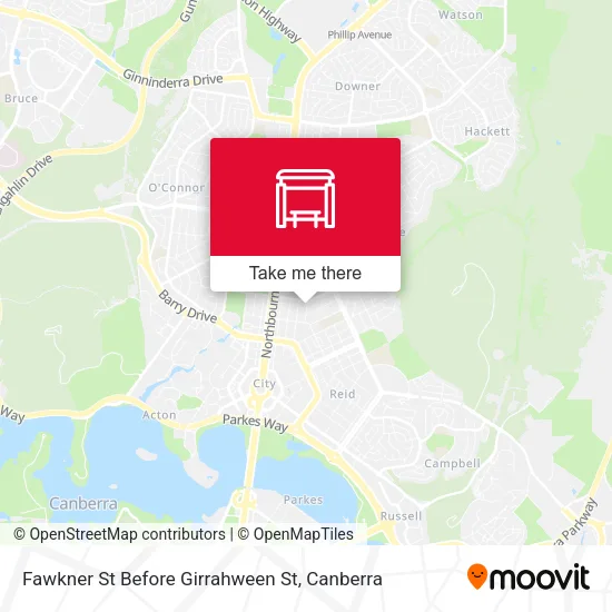 Fawkner St Before Girrahween St map