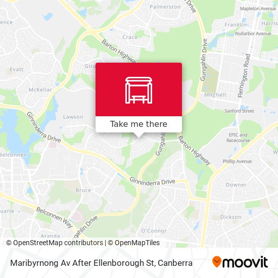 Mapa Maribyrnong Av After Ellenborough St