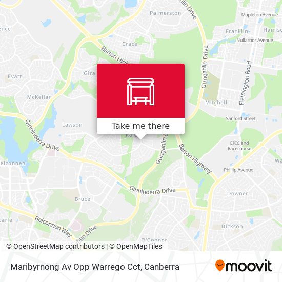 Mapa Maribyrnong Av Opp Warrego Cct