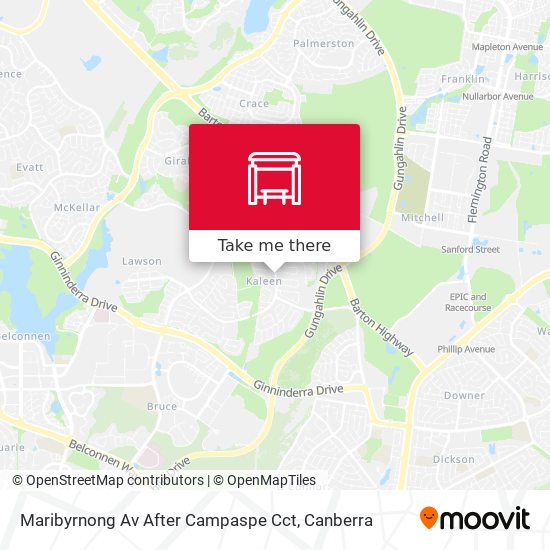 Maribyrnong Av After Campaspe Cct map