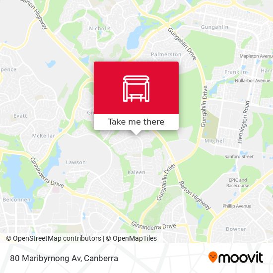 80 Maribyrnong Av map