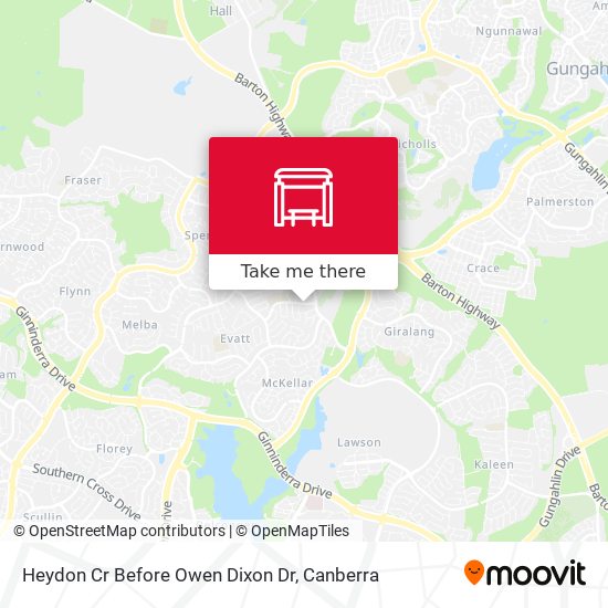 Heydon Cr Before Owen Dixon Dr map