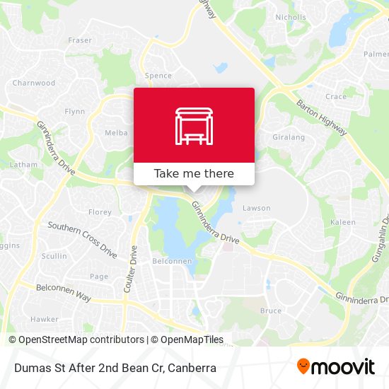 Dumas St After 2nd Bean Cr map