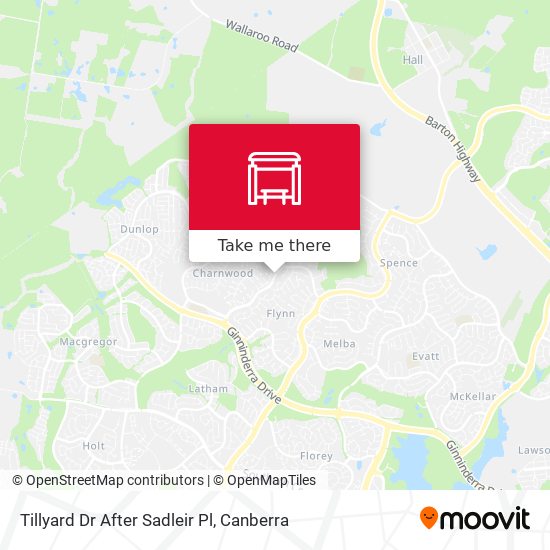 Tillyard Dr After Sadleir Pl map