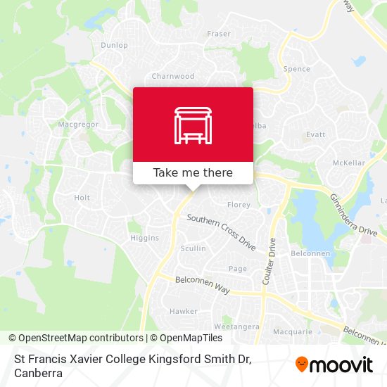 St Francis Xavier College Kingsford Smith Dr map