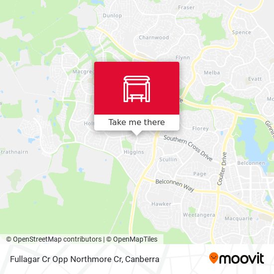 Fullagar Cr Opp Northmore Cr map