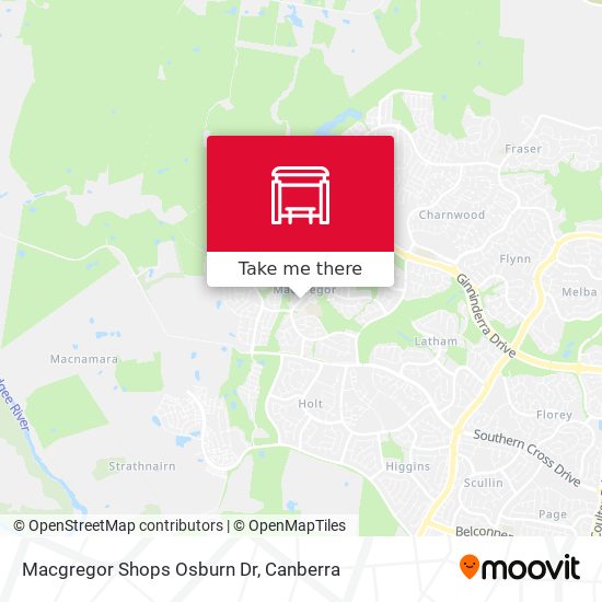 Macgregor Shops Osburn Dr map