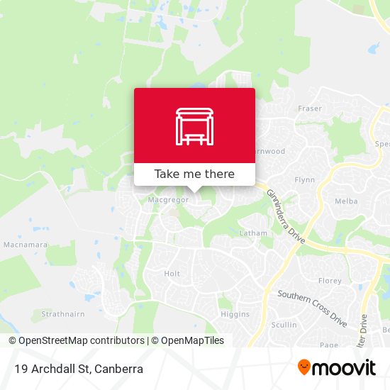19 Archdall St map